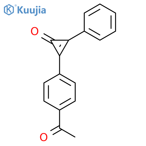 2-CYCLOPROPEN-1-ONE, 2-(4-ACETYLPHENYL)-3-PHENYL- structure