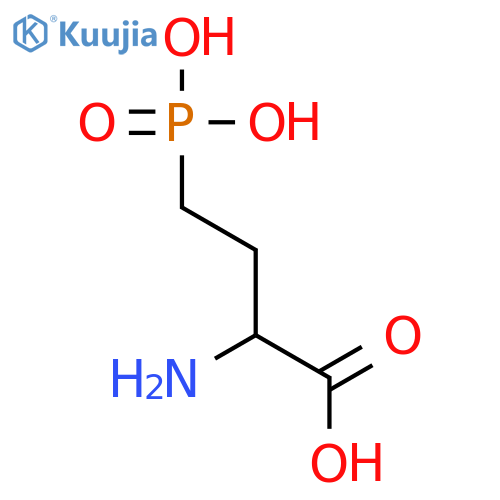 (±)-2-Amino-4-phosphonobutyric acid structure