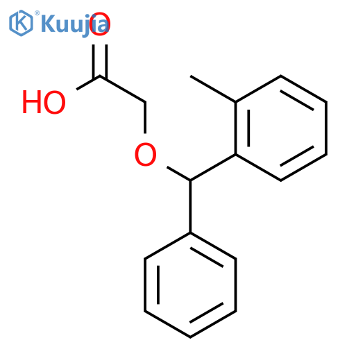 2-(Phenyl(o-tolyl)methoxy)acetic acid structure