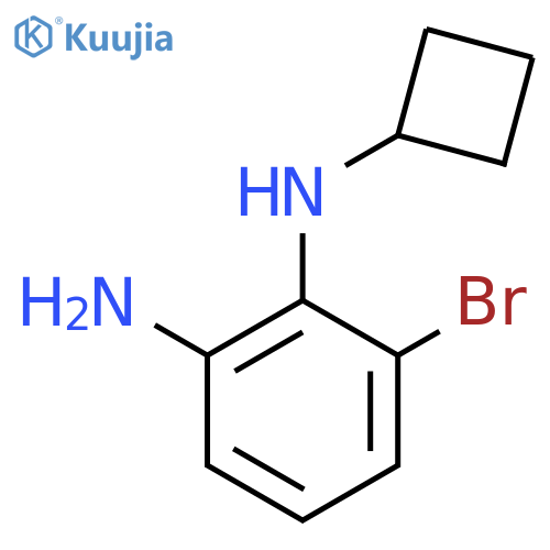 6-bromo-N1-cyclobutylbenzene-1,2-diamine structure