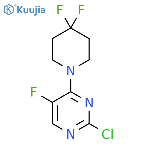 2-Chloro-4-(4,4-difluoropiperidin-1-yl)-5-fluoropyrimidine structure