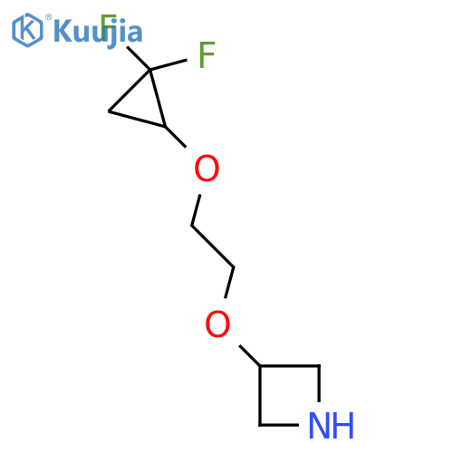 3-2-(2,2-difluorocyclopropoxy)ethoxyazetidine structure