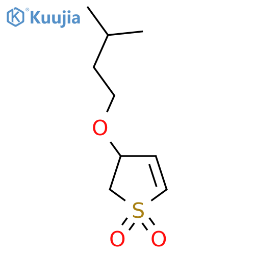3-(3-methylbutoxy)-2,3-dihydro-1lambda6-thiophene-1,1-dione structure