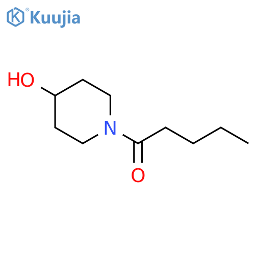 1-(4-hydroxypiperidin-1-yl)pentan-1-one structure