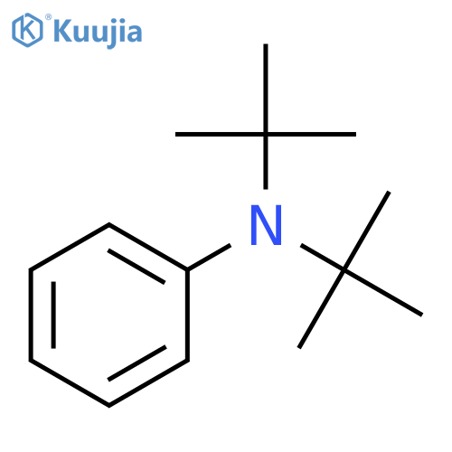 Benzenamine, N,N-bis(1,1-dimethylethyl)- structure