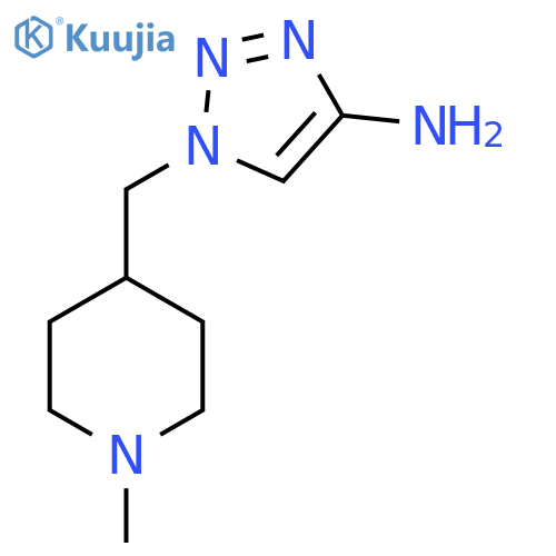 1-(1-methylpiperidin-4-yl)methyl-1H-1,2,3-triazol-4-amine structure