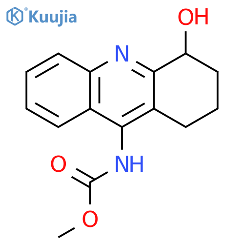 Carbamic acid, (1,2,3,4-tetrahydro-4-hydroxy-9-acridinyl)-, methyl ester structure