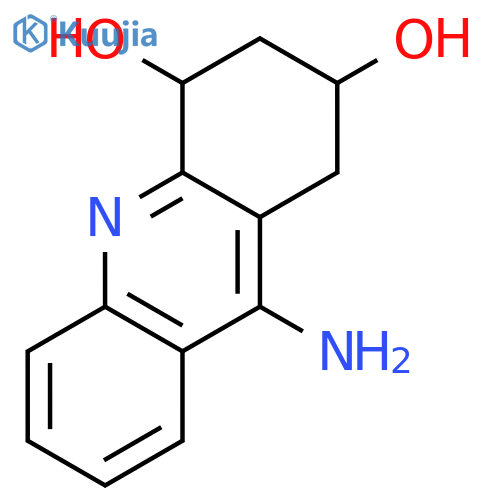 2,4-Acridinediol, 9-amino-1,2,3,4-tetrahydro- structure