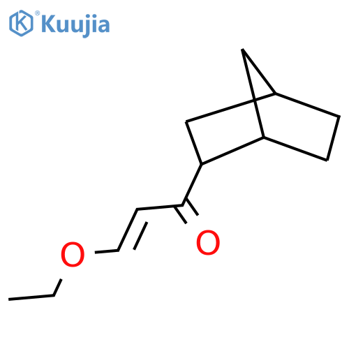 1-{bicyclo2.2.1heptan-2-yl}-3-ethoxyprop-2-en-1-one structure
