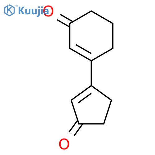 2-Cyclohexen-1-one, 3-(3-oxo-1-cyclopenten-1-yl)- structure