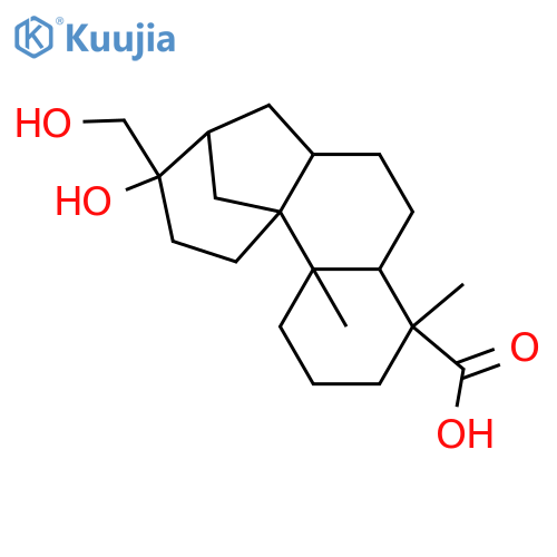 16,17,18-Aphidicolanetriol; 16β-form, 18-Carboxylic acid structure