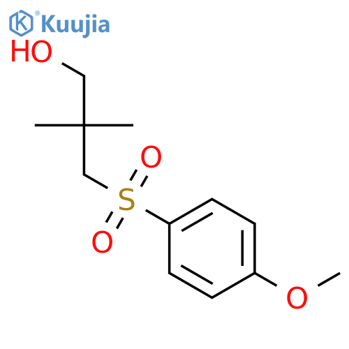 1-Propanol, 3-[(4-methoxyphenyl)sulfonyl]-2,2-dimethyl- structure