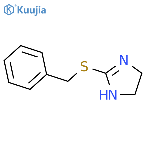 2-(benzylsulfanyl)-4,5-dihydro-1H-imidazole structure