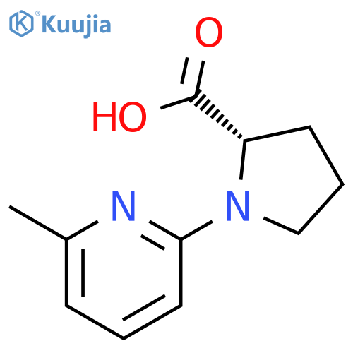 L-Proline, 1-(6-methyl-2-pyridinyl)- structure