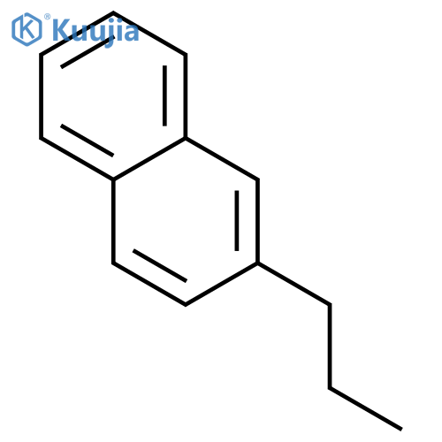 Naphthalene, 2-propyl- structure