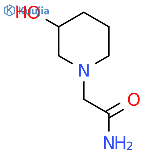 2-(3-Hydroxypiperidin-1-yl)acetamide structure