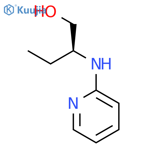 1-Butanol, 2-(2-pyridinylamino)-, (S)- structure