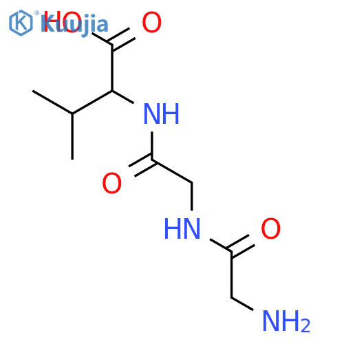 (S)-2-(2-(2-Aminoacetamido)acetamido)-4-methylbutanoic Acid structure