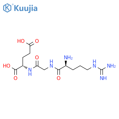 H-Arg-Gly-Glu-OH trifluoroacetate salt structure