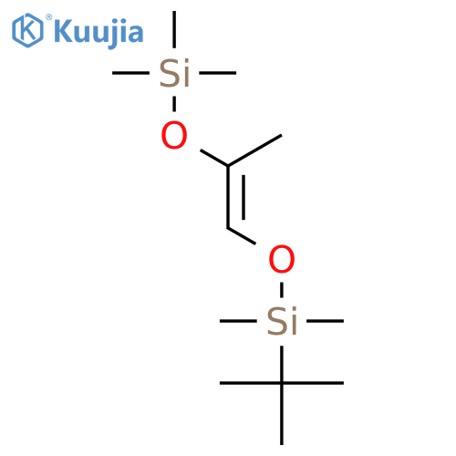 3,6-Dioxa-2,7-disilanon-4-ene, 2,2,4,7,7,8,8-heptamethyl- structure
