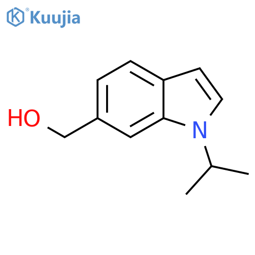1-(1-methylethyl)-1H-Indole-6-methanol structure