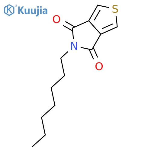 4H-Thieno[3,4-c]pyrrole-4,6(5H)-dione, 5-heptyl- structure