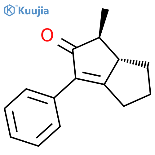 2(1H)-Pentalenone, 4,5,6,6a-tetrahydro-1-methyl-3-phenyl-, cis- structure