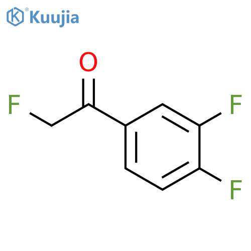 1-(3,4-difluorophenyl)-2-fluoroethan-1-one structure