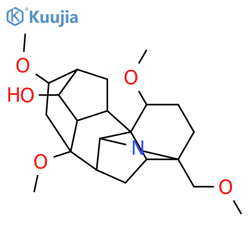 4-Methylaconit-19(N)-ene-1,8,14,16,18-pentol; (1α,5β,14α,16β)-form, O1,O8,O16,O18-Tetra-Me structure