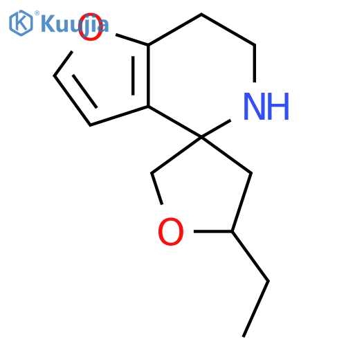 5'-ethyl-6,7-dihydro-5H-spirofuro3,2-cpyridine-4,3'-oxolane structure