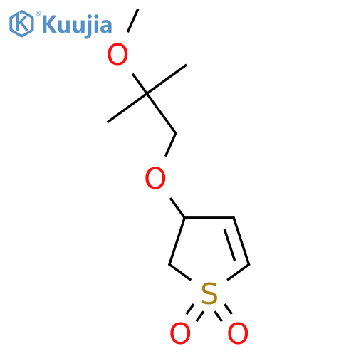 3-(2-methoxy-2-methylpropoxy)-2,3-dihydro-1lambda6-thiophene-1,1-dione structure