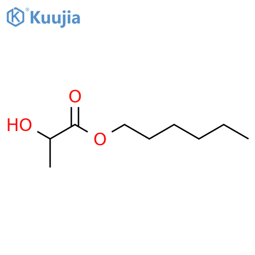 Propanoic acid,2-hydroxy-, hexyl ester structure