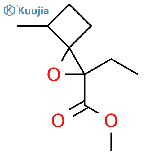 Methyl 2-ethyl-4-methyl-1-oxaspiro[2.3]hexane-2-carboxylate structure