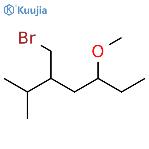 Heptane, 3-(bromomethyl)-5-methoxy-2-methyl- structure