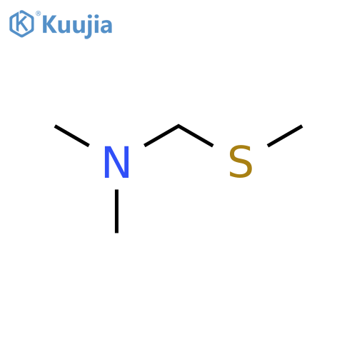 N,N-dimethyl-1-(methylsulfanyl)methanamine structure