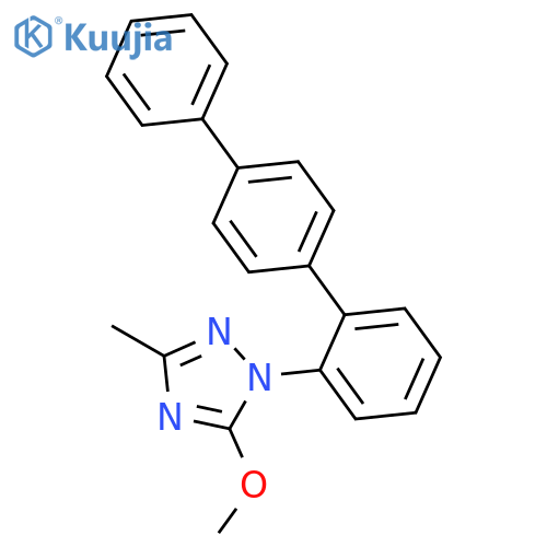 1H-1,2,4-TRIAZOLE, 5-METHOXY-3-METHYL-1-[1,1':4',1''-TERPHENYL]-2-YL- structure