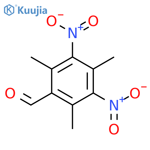 Benzaldehyde, 2,4,6-trimethyl-3,5-dinitro- structure