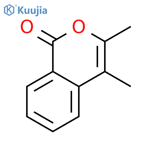 3,4-Dimethyl-1H-2-benzopyran-1-one structure