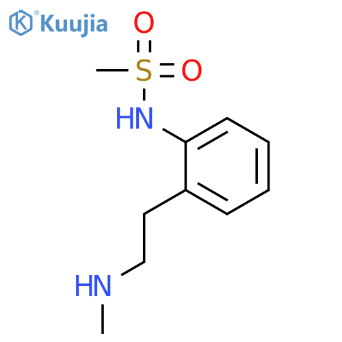 N-{2-2-(methylamino)ethylphenyl}methanesulfonamide structure