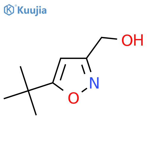 (5-tert-butyl-1,2-oxazol-3-yl)methanol structure