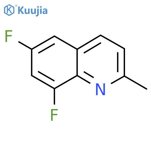 6,8-Difluoro-2-methylquinoline structure