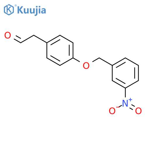 Benzeneacetaldehyde, 4-[(3-nitrophenyl)methoxy]- structure