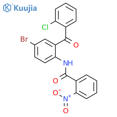 N-4-bromo-2-(2-chlorobenzoyl)phenyl-2-nitrobenzamide structure