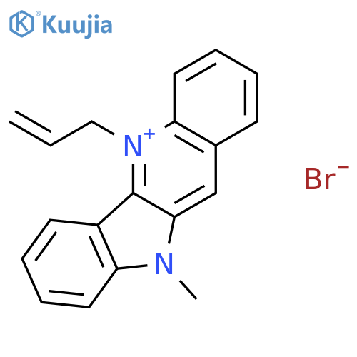 10H-Quindolinium, 10-methyl-5-(2-propenyl)-, bromide structure