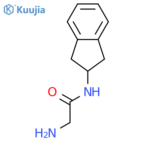 2-(2,3-dihydro-1H-inden-2-yl)aminoacetamide structure