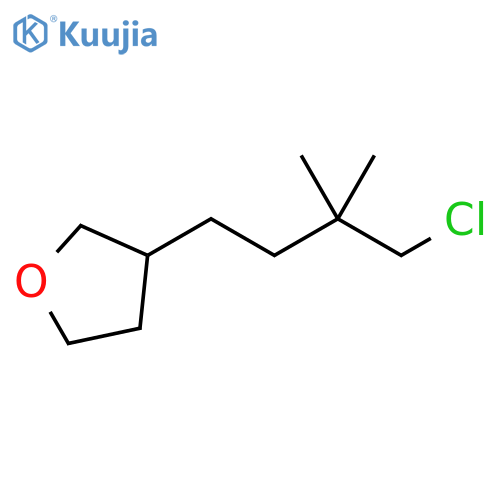 Furan, 3-(4-chloro-3,3-dimethylbutyl)tetrahydro- structure