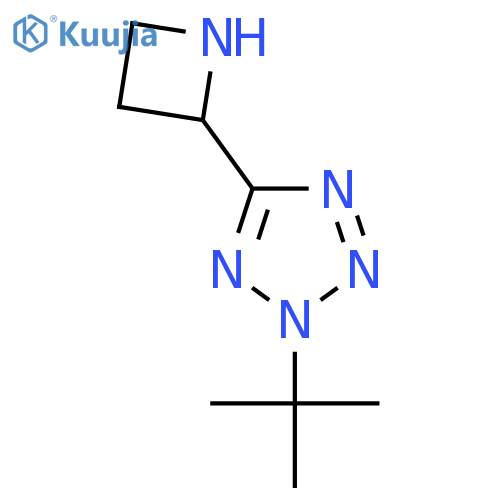 5-(azetidin-2-yl)-2-tert-butyl-2H-1,2,3,4-tetrazole structure