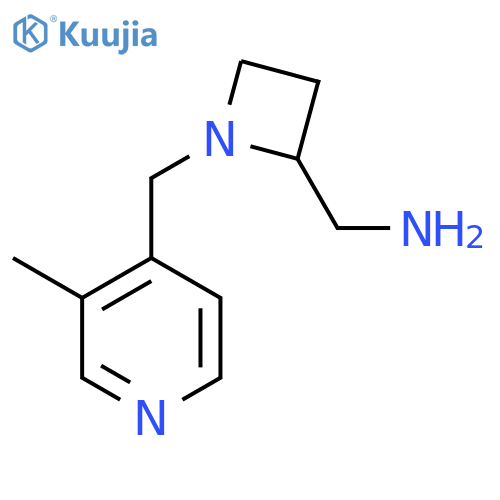 {1-(3-methylpyridin-4-yl)methylazetidin-2-yl}methanamine structure