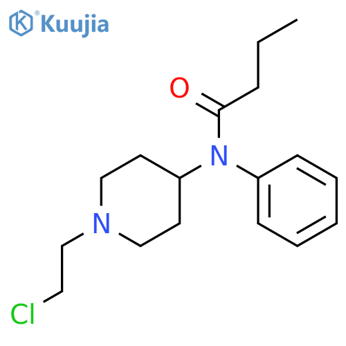 BUTANAMIDE, N-[1-(2-CHLOROETHYL)-4-PIPERIDINYL]-N-PHENYL- structure
