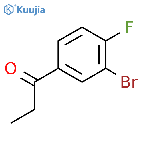 3'-Bromo-4'-fluoropropiophenone structure